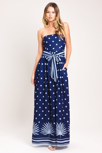 Coastal Sway Woven Jumpsuit