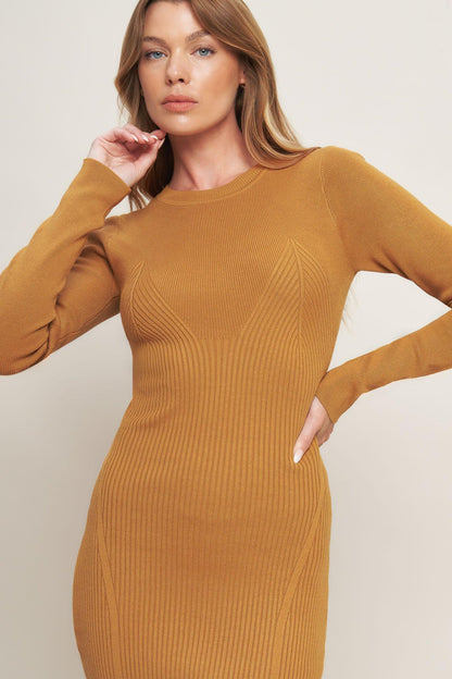 Be With You Sweater Midi Dress