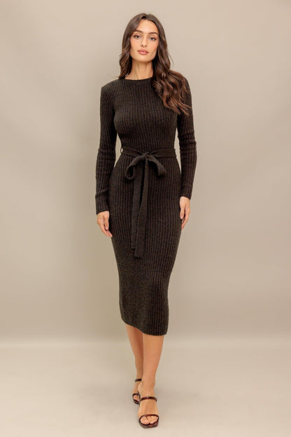 Be Good to Me Sweater Midi Dress