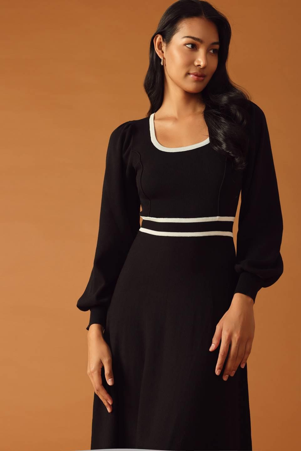 Caught up Sweater Midi Dress