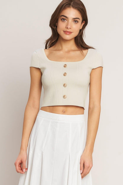 Effortless Fit Sweater Knit Top