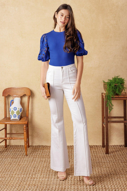 Getting Into the Groove Knit Top