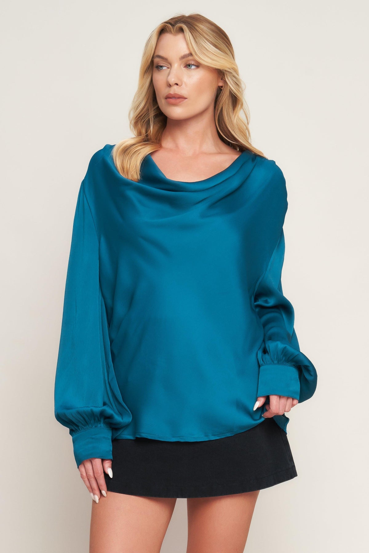 Garden Sensation Satin Top
