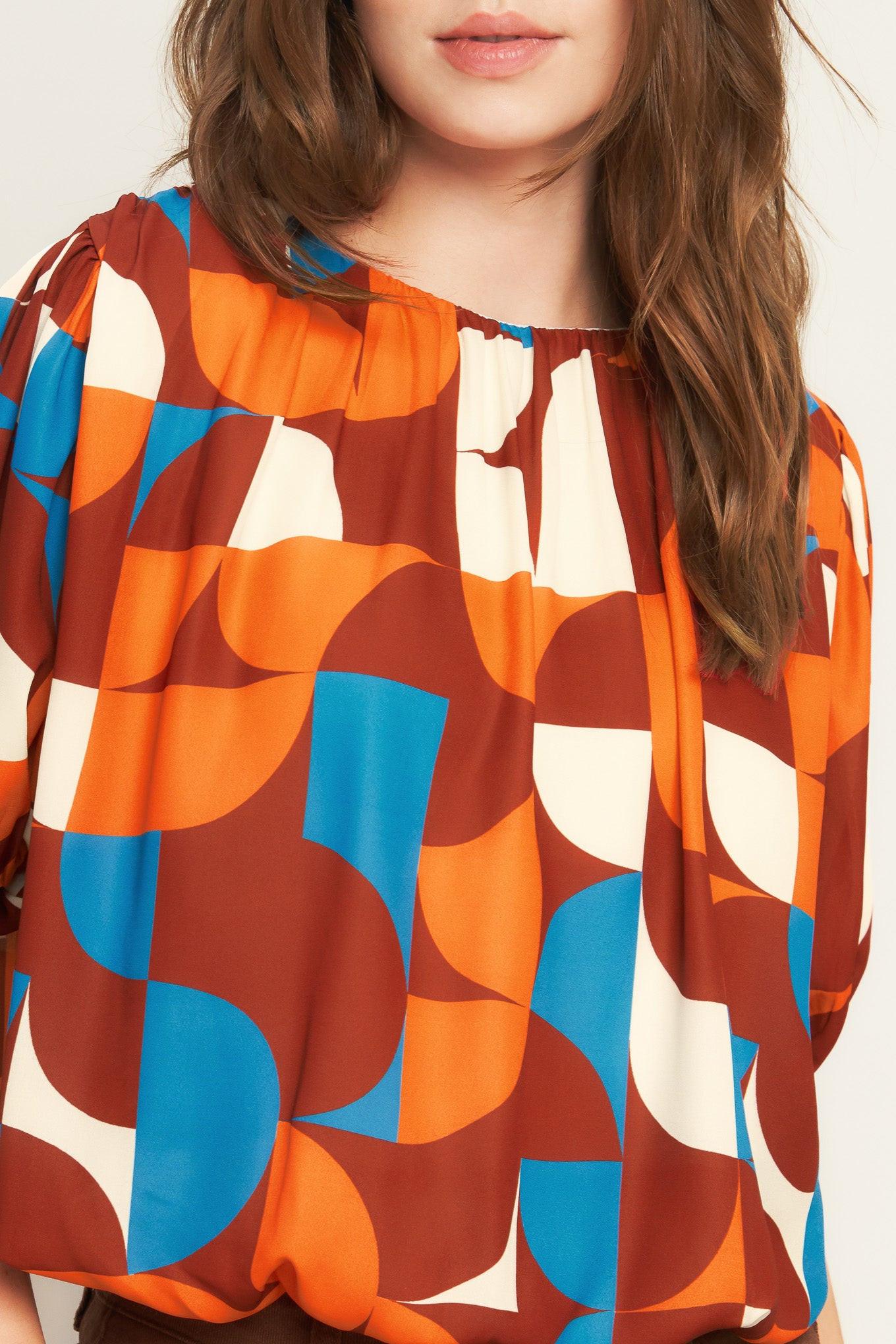 Gone in a Blink Woven Top
