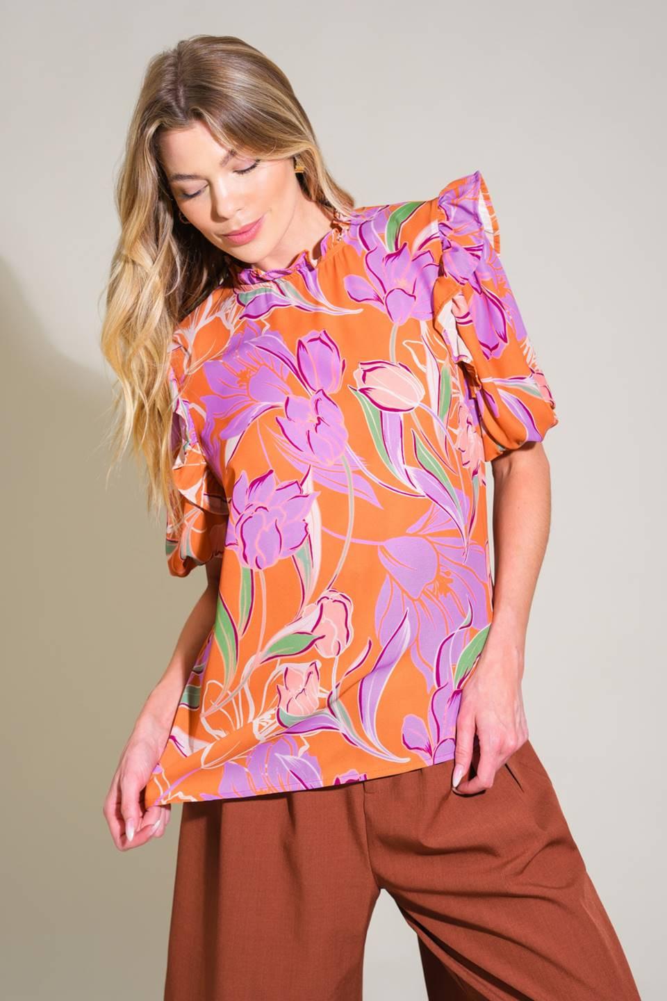 Glowing Girl Woven Top