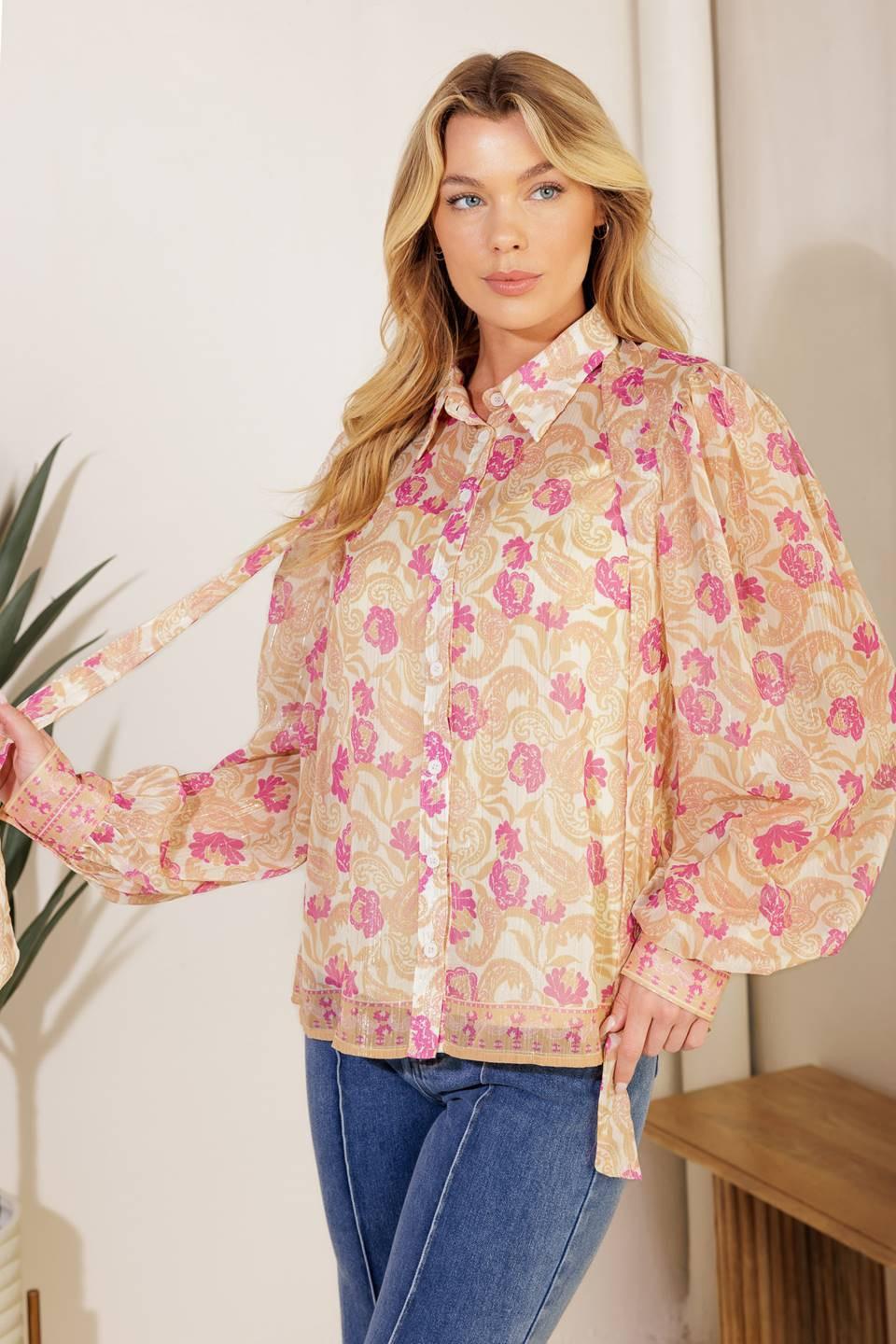Against the Odds Woven Top