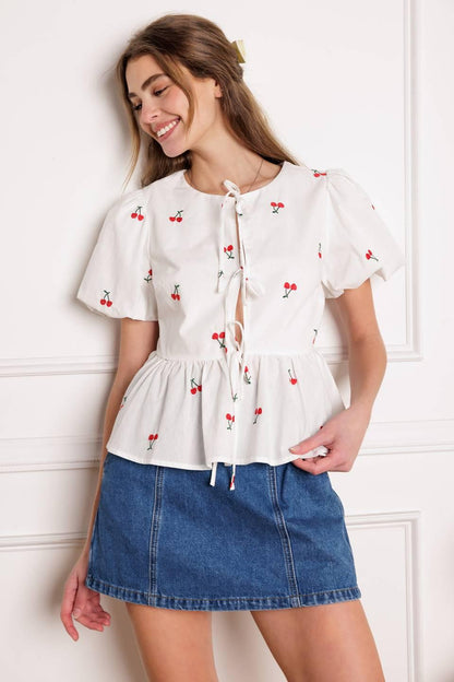 Closer Than Ever Woven Top