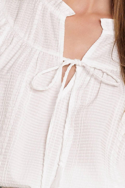 Closer Than Ever Woven Top