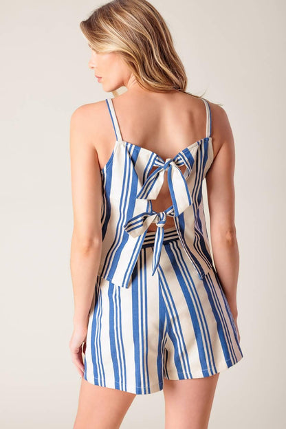 Around the World Woven Top and Short Set
