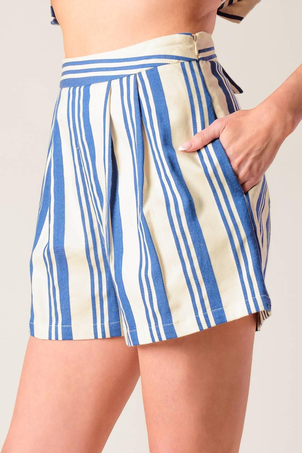 Around the World Woven Top and Short Set