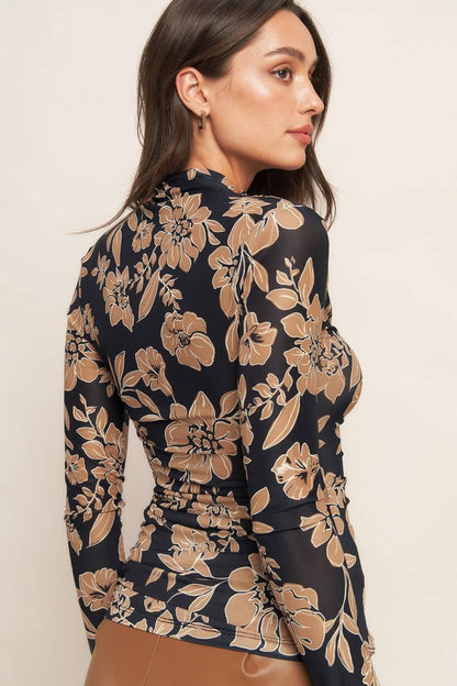 City Night Out Power Mesh Top