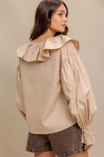 Couture Code Woven Top