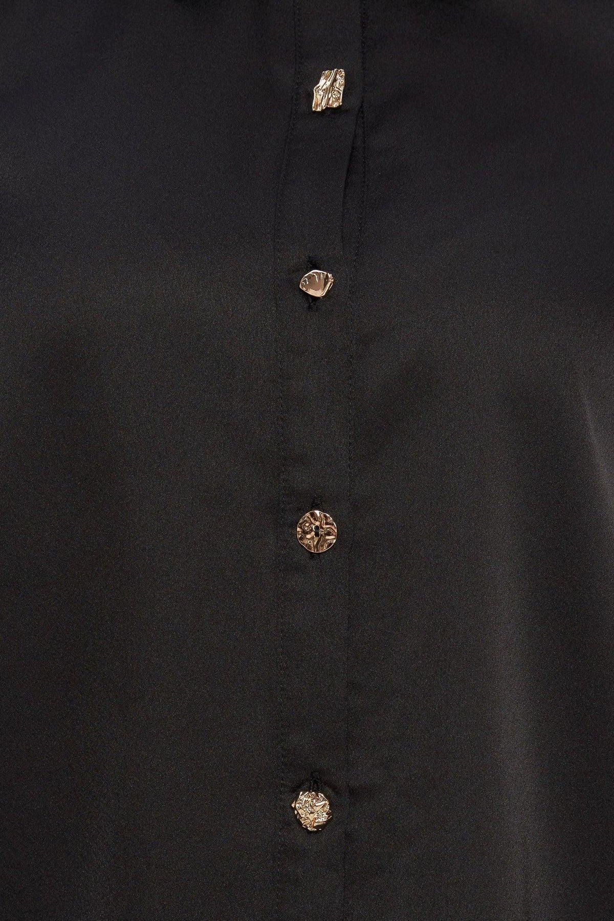 Black Orbit Woven Top