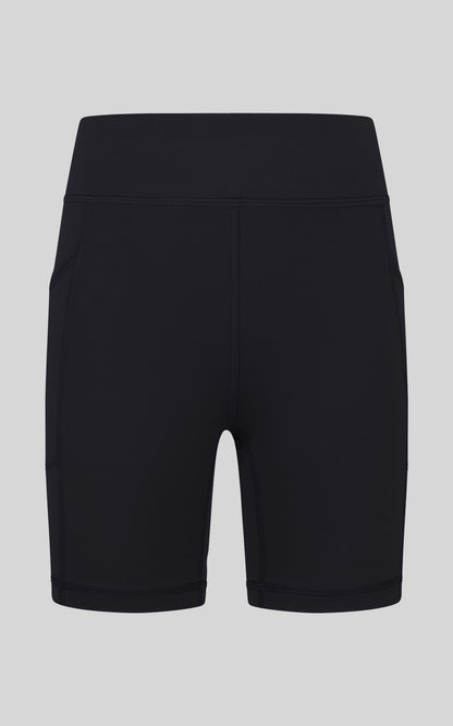 90 Degree by Reflex Girls 2 PK Interlock Side Pocket + Basic Bike Short