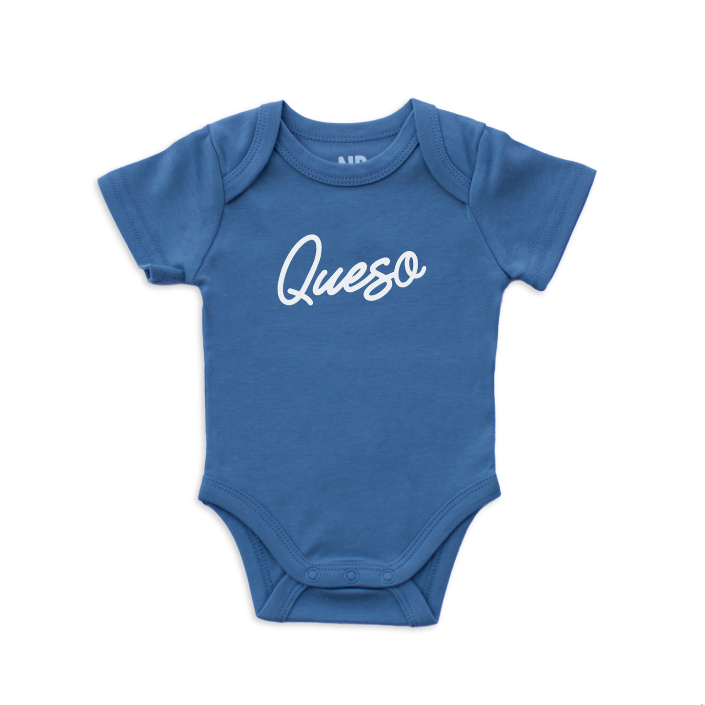 Frankie Jean Queso Cursive Onesie
