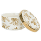 Gold Delft Trinket Dish with Lid