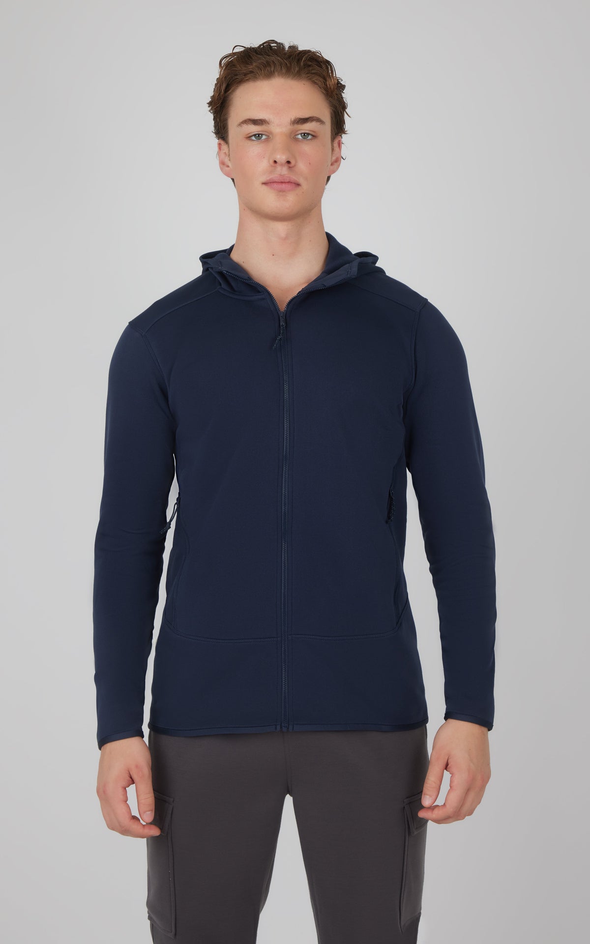 90 Degree by Reflex Men's Softlite Fleece Inside Hoodie Jacket