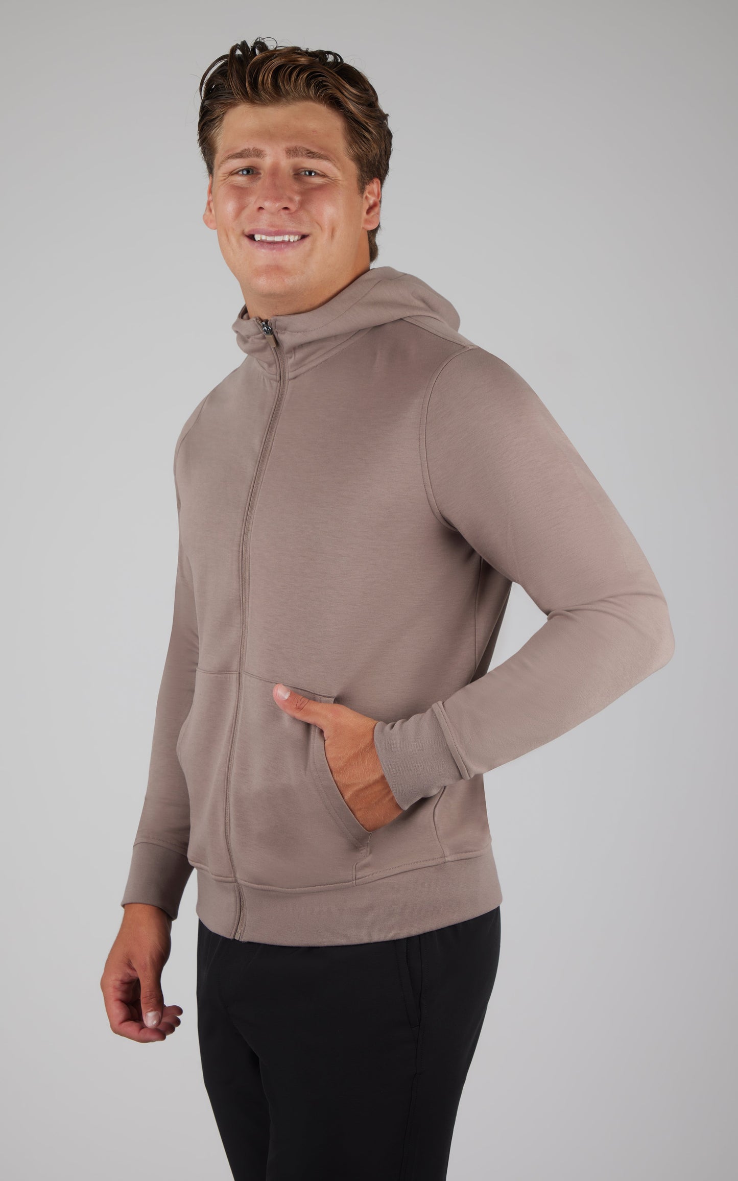 90 Degree by Reflex Men's Softlite Full Zip Hoodie