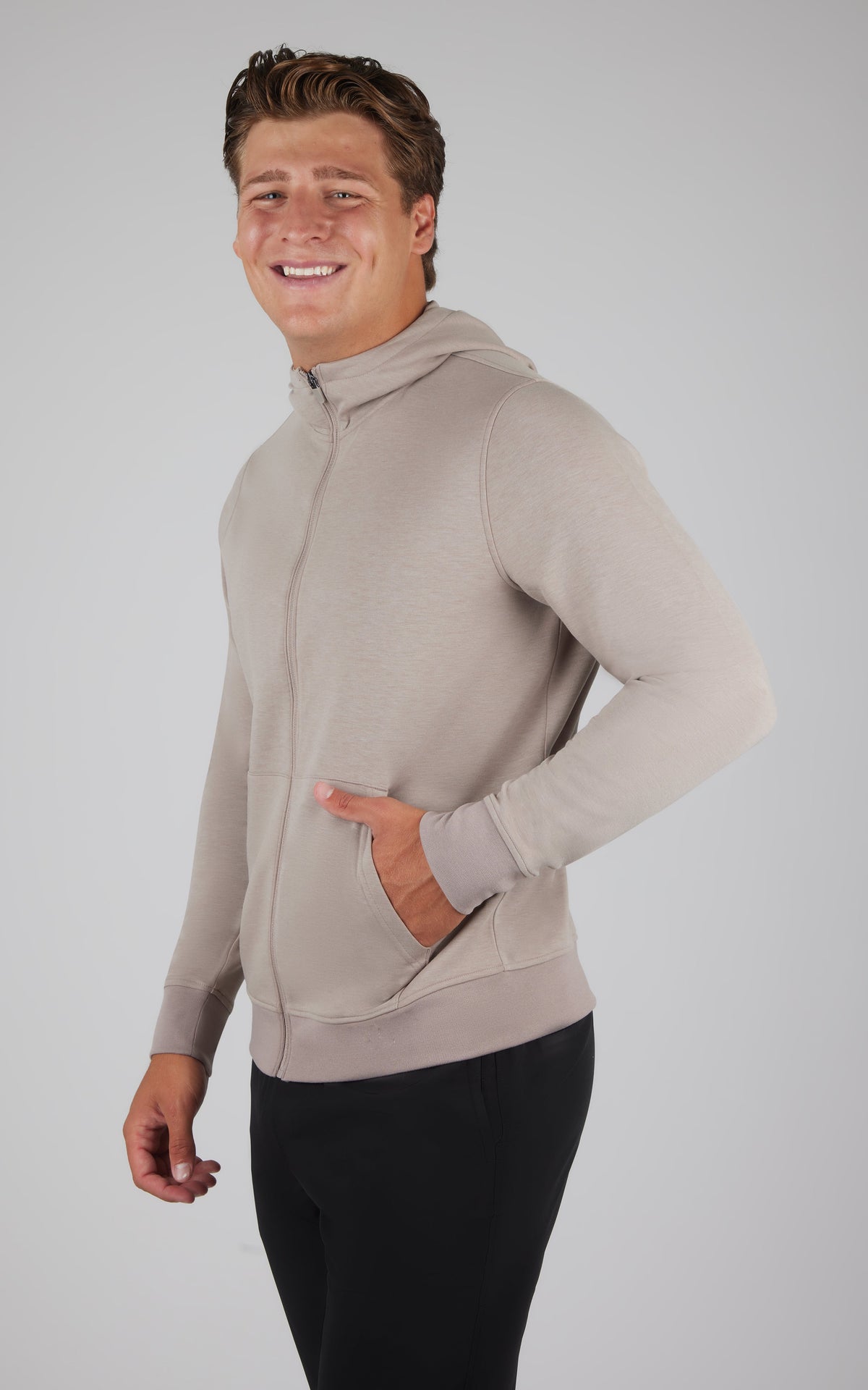 90 Degree by Reflex Men's Softlite Full Zip Hoodie