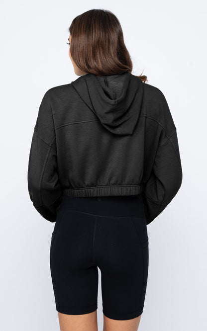 90 Degree by Reflex Cloud Plush Zip Front Hoodie