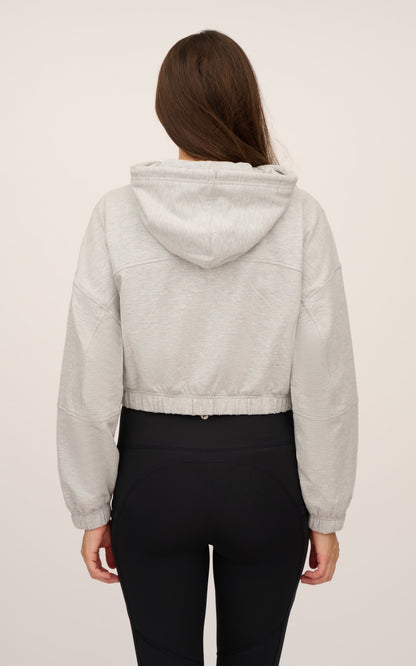90 Degree by Reflex Cloud Plush Zip Front Hoodie