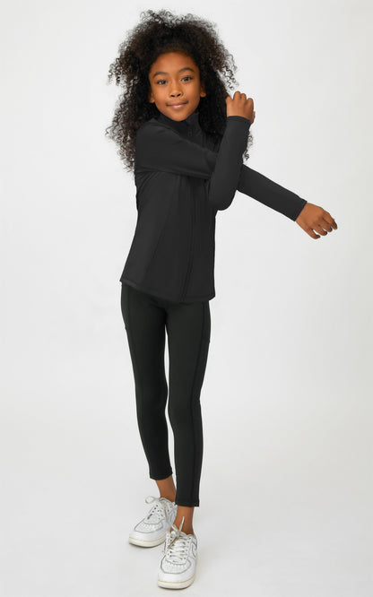 90 Degree by Reflex Girls Full Zip Jacket