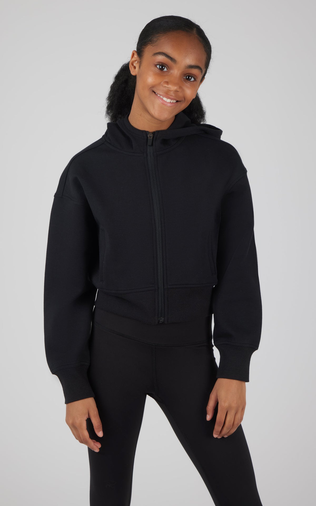 90 Degree by Reflex Girls Softlite Ascend Full Zip Jacket