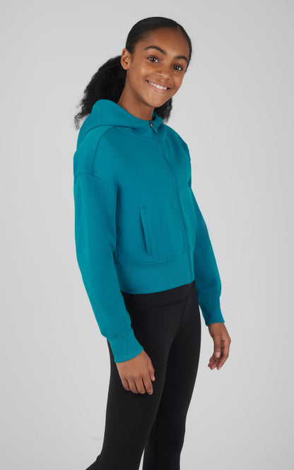 90 Degree by Reflex Girls Softlite Ascend Full Zip Jacket