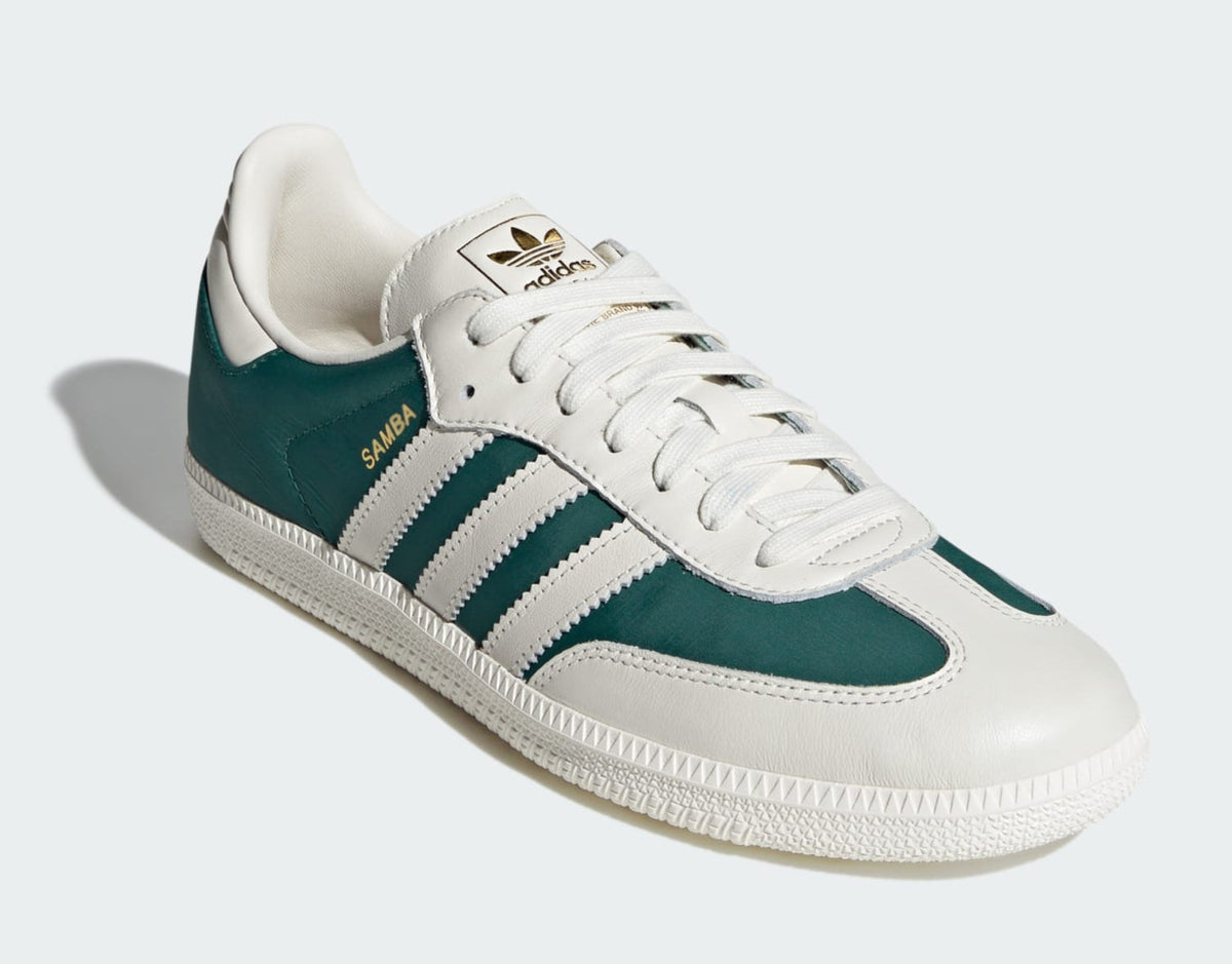 adidas Men's Samba Og 'Off White Collegiate Green' Sneakers