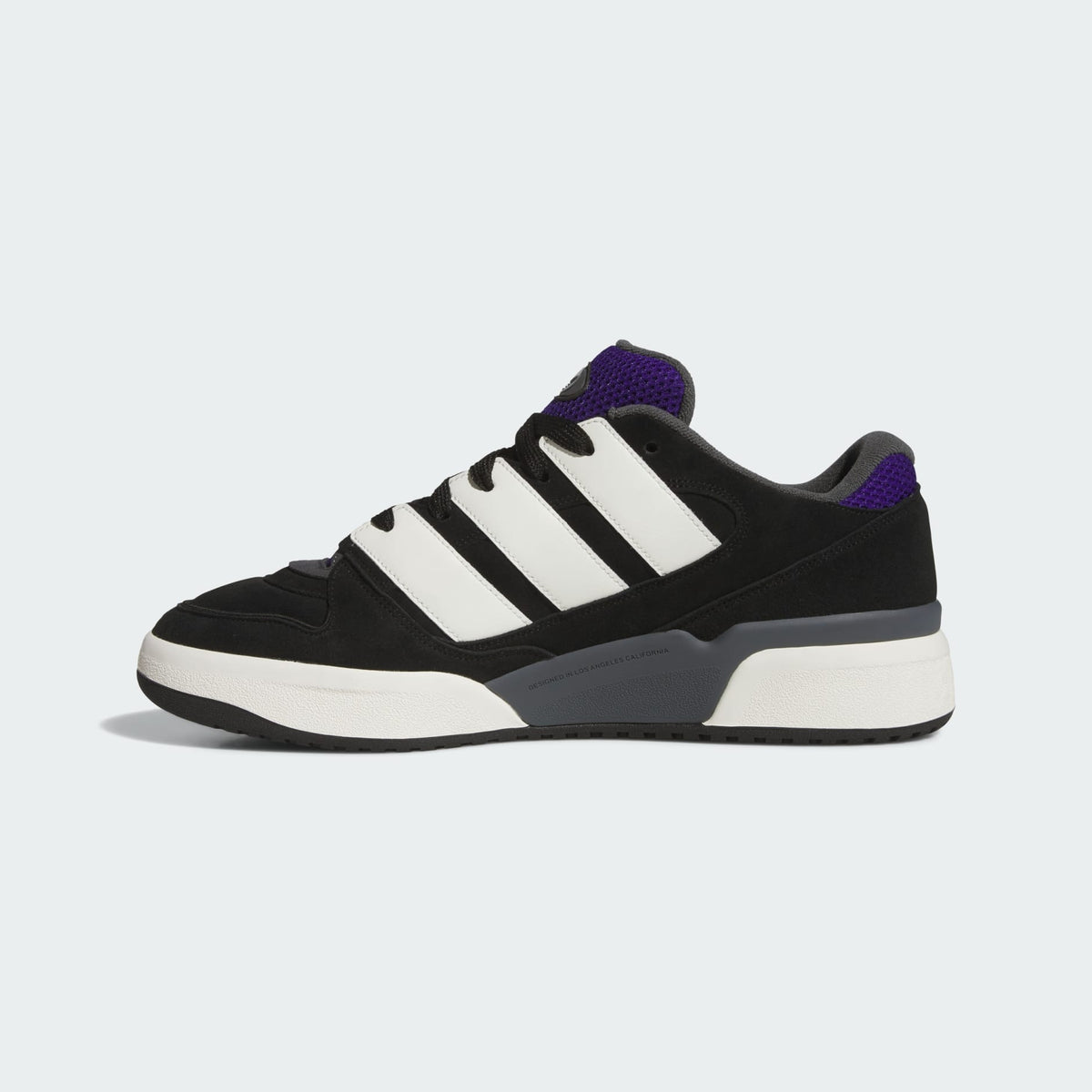 adidas Men's Forum2000 'Black White Collegiate Purple Gum' Sneakers