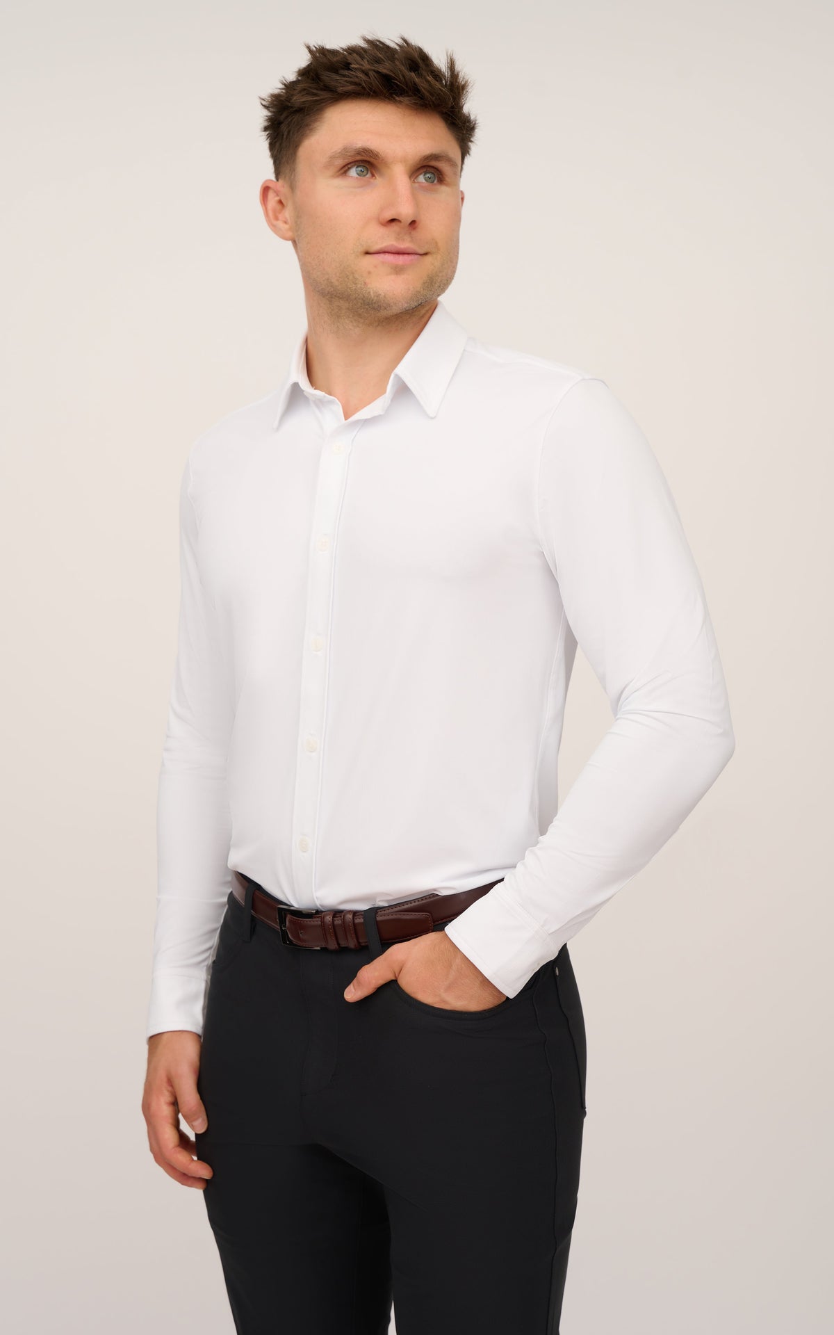90 Degree by Reflex Men's Ultimate Button Down Performance Shirt
