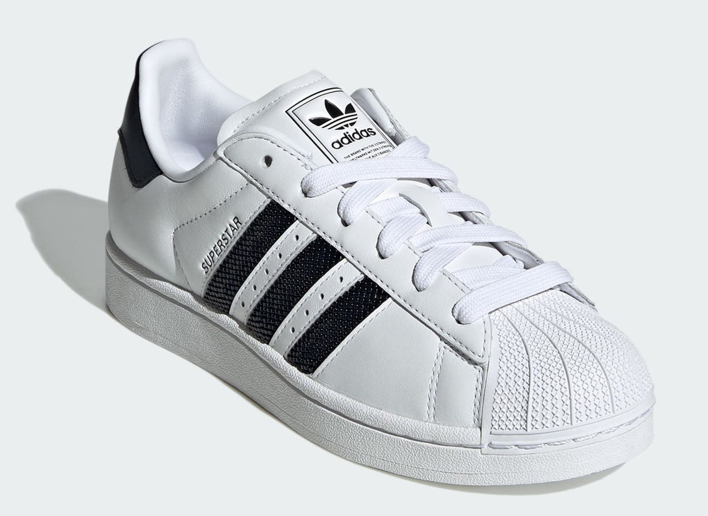 adidas Women's Superstar Ii 'White Black Beaded Stripes'