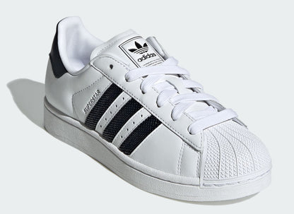 adidas Women's Superstar Ii 'White Black Beaded Stripes'