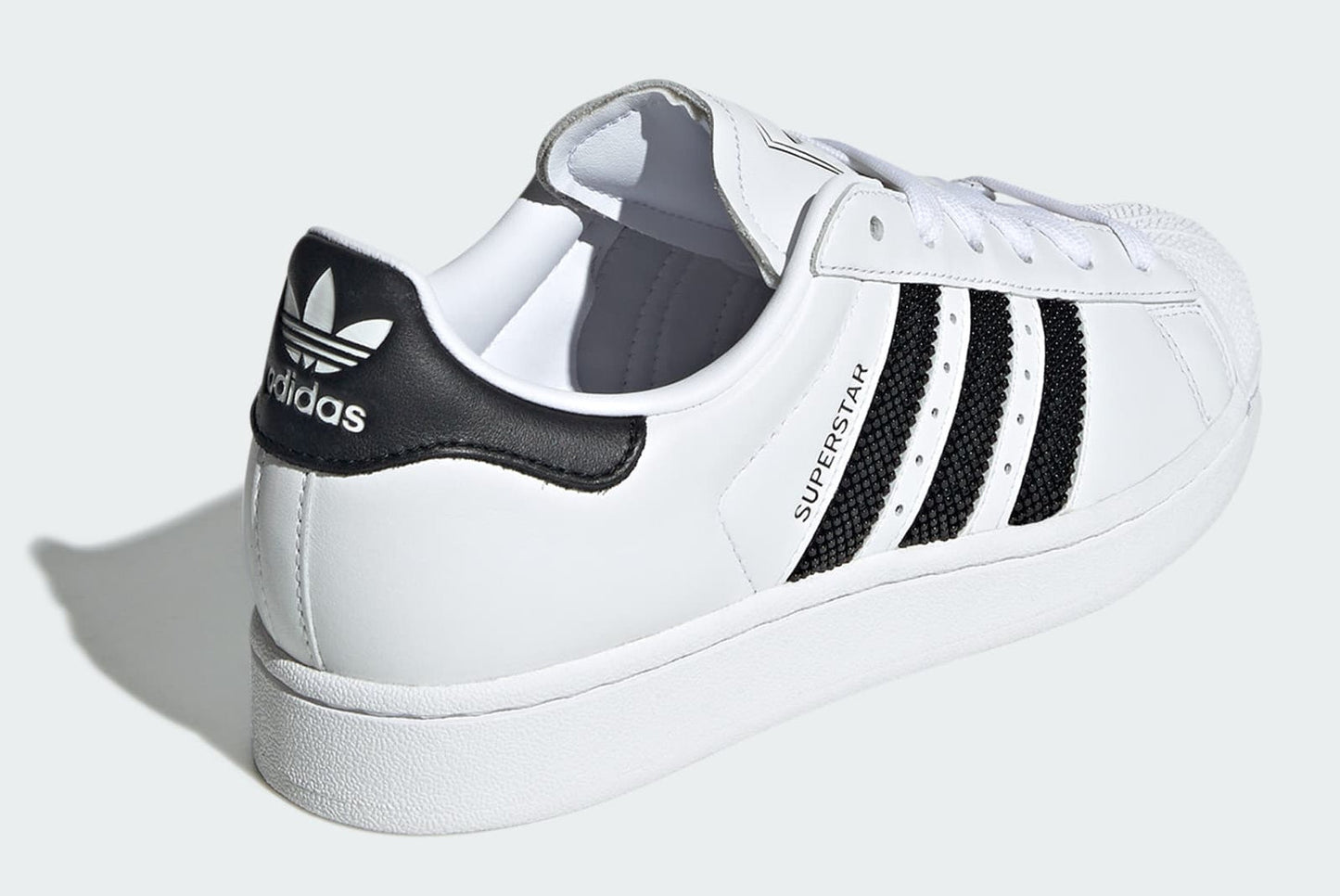 adidas Women's Superstar Ii 'White Black Beaded Stripes'