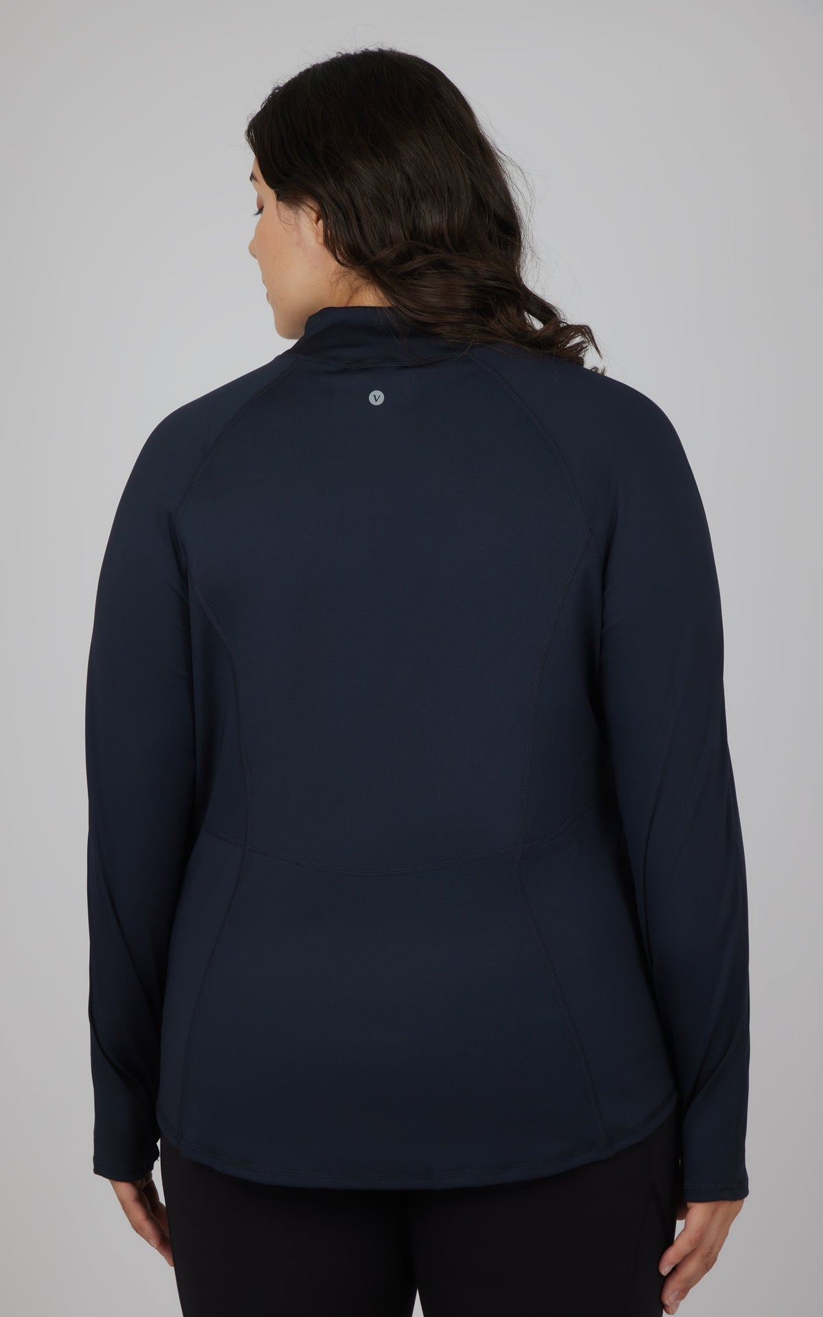 90 Degree by Reflex Plus Flared Bottom Full Zip Jacket