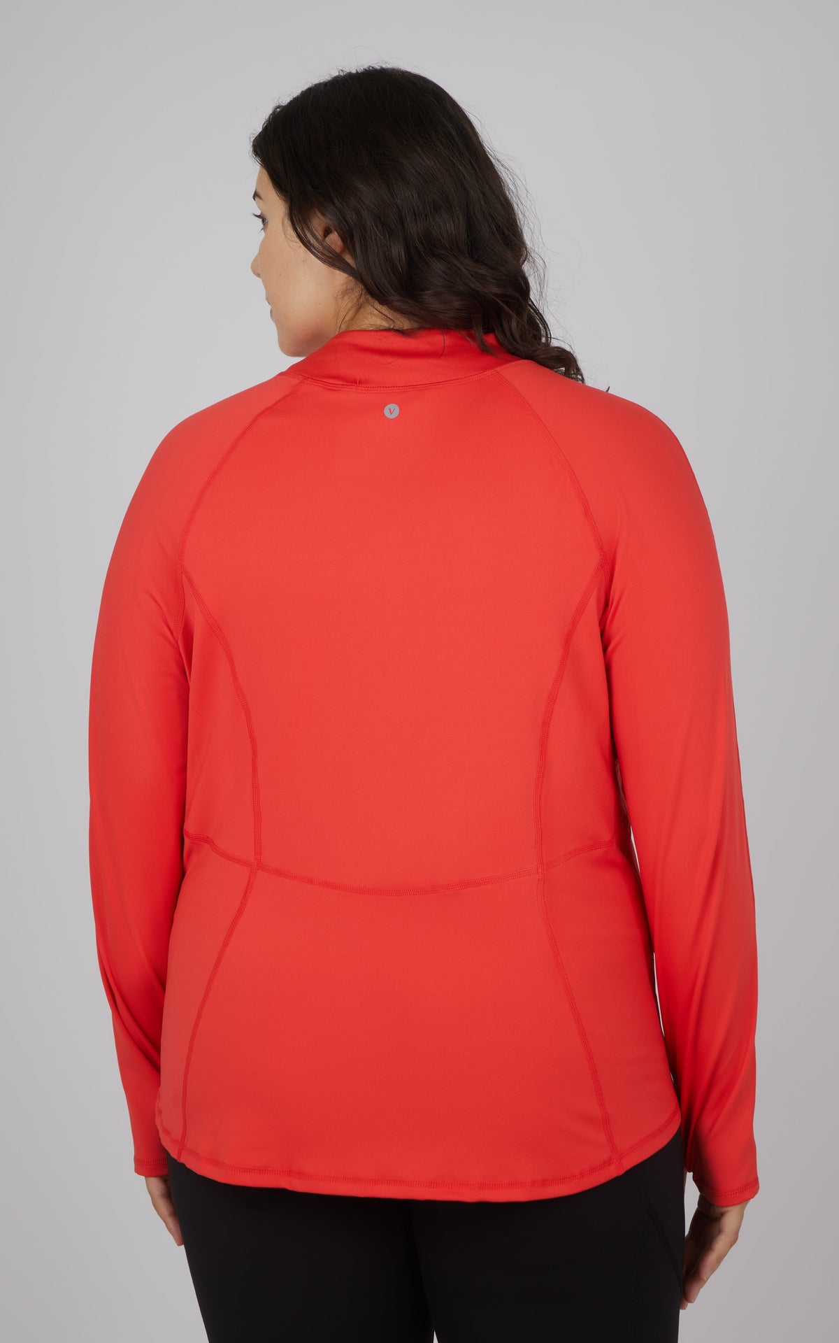 90 Degree by Reflex Plus Flared Bottom Full Zip Jacket
