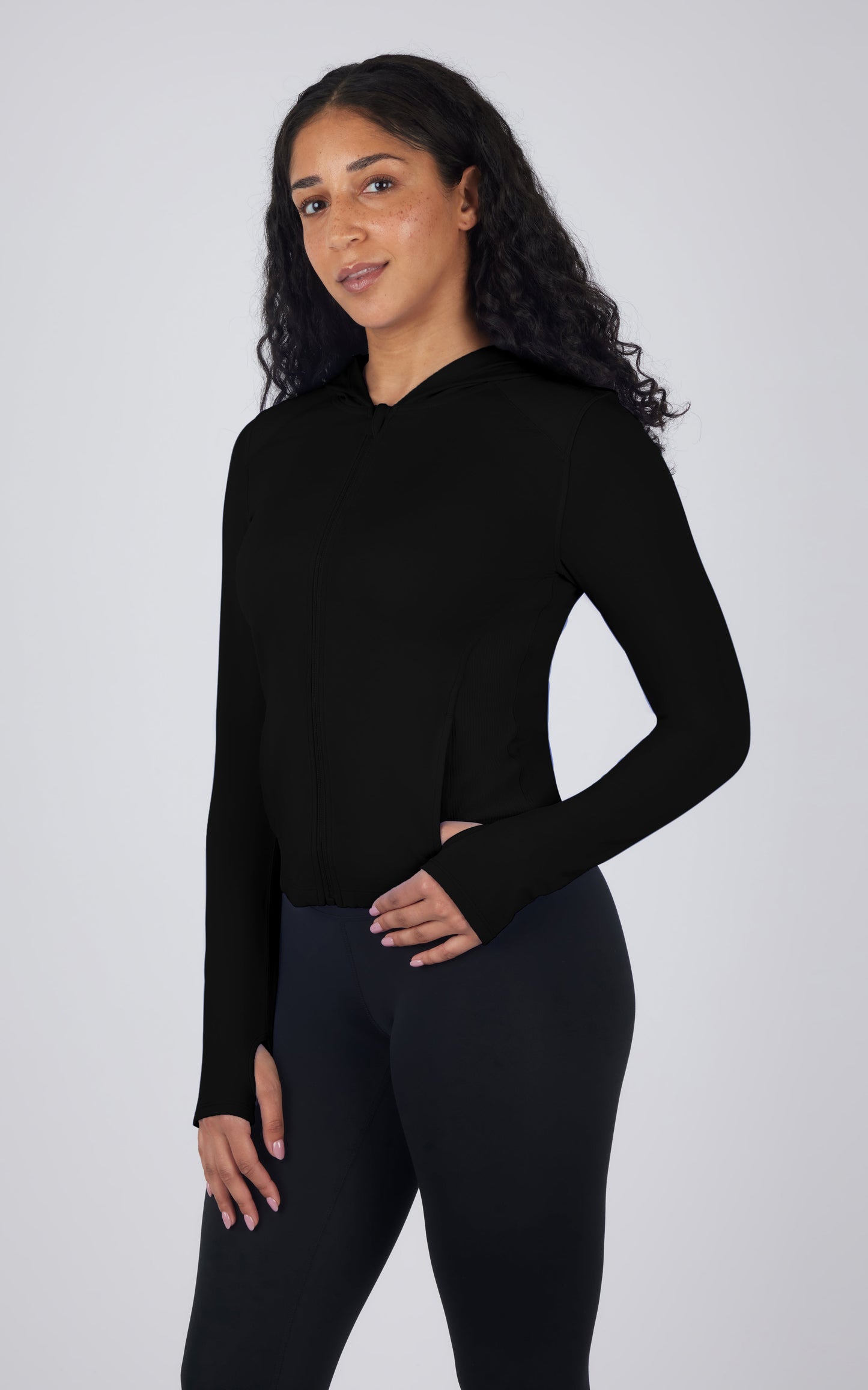 90 Degree by Reflex Lux Full Zip Hoodie