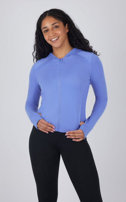 90 Degree by Reflex Lux Full Zip Hoodie