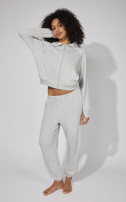 90 Degree by Reflex Modal Terry Full Zip Hoodie