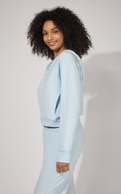 90 Degree by Reflex Modal Terry Full Zip Hoodie