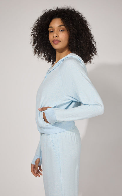 90 Degree by Reflex Modal Terry Full Zip Hoodie