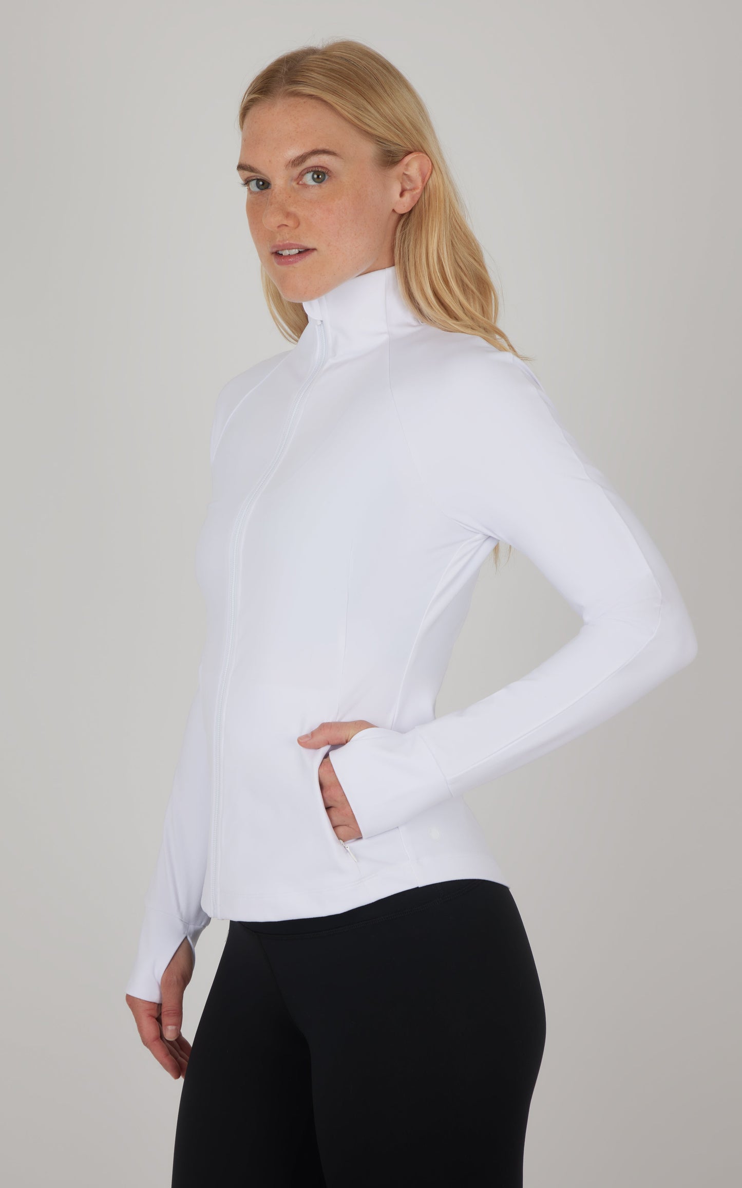 90 Degree by Reflex Lux Full Zip Performance Jacket