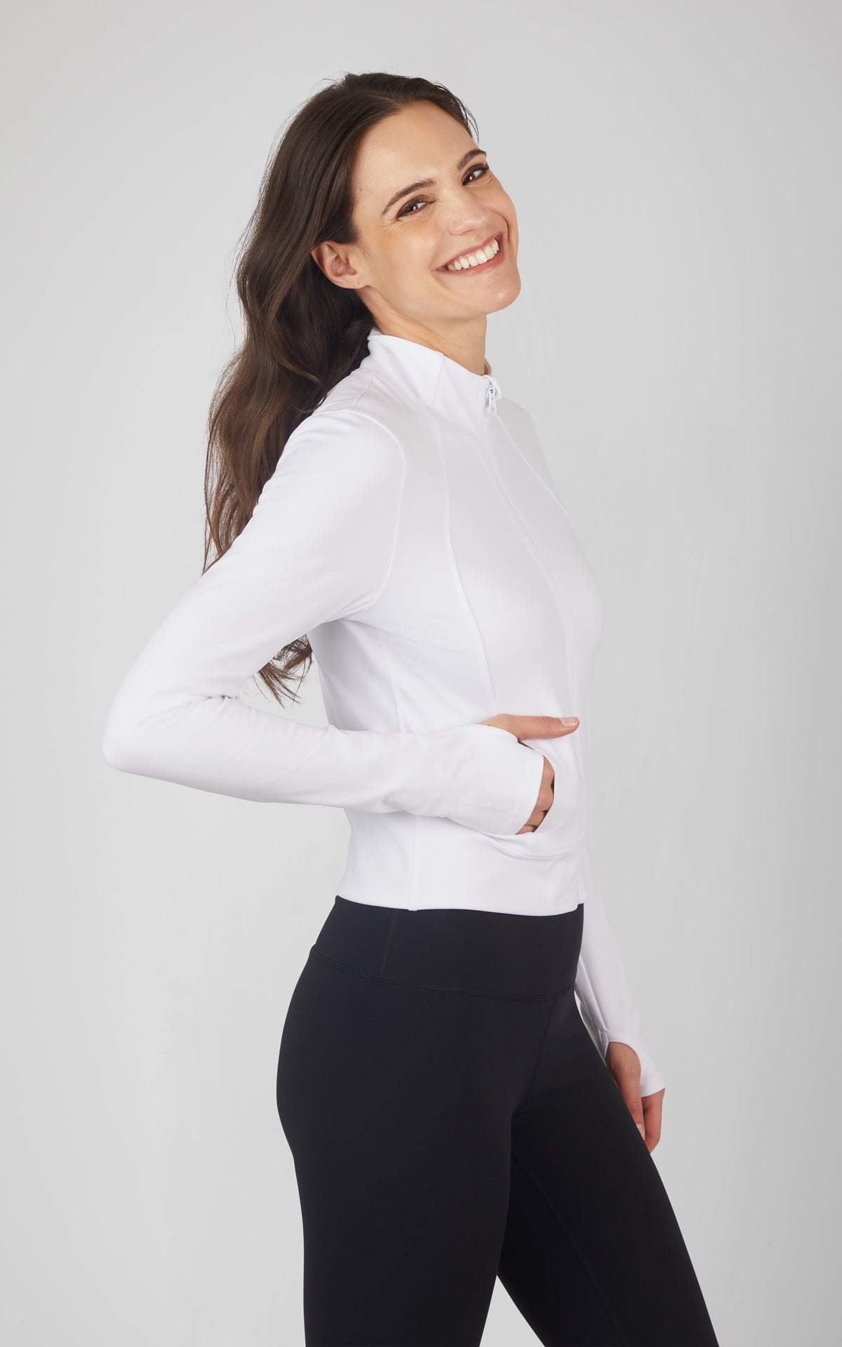 90 Degree by Reflex Lux Crosstrain Everyday Full Zip Jacket