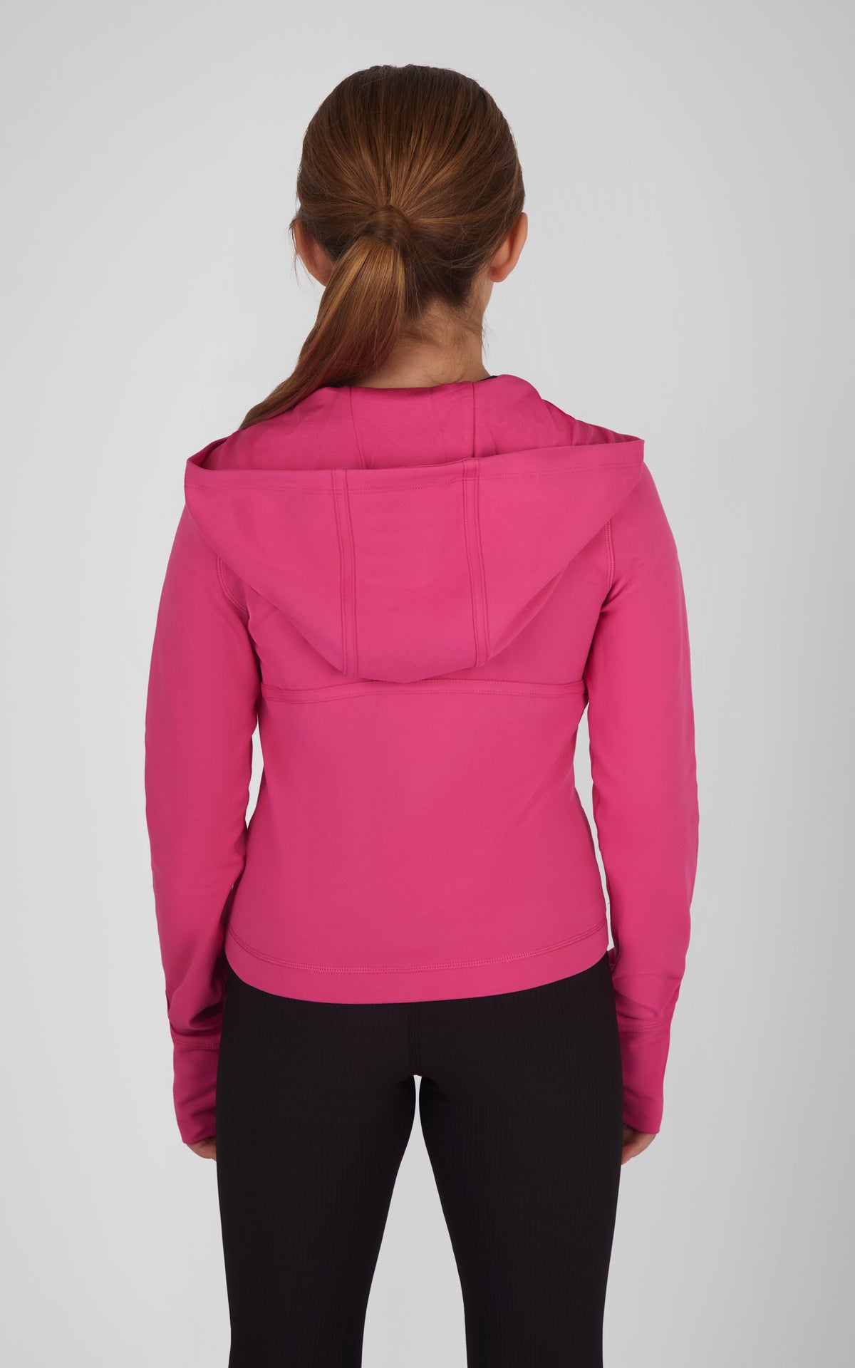 90 Degree by Reflex Girls Lux Full Zip Hooded Jacket