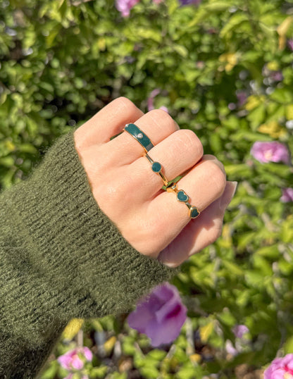 Elevated Faith Jade Ring Set