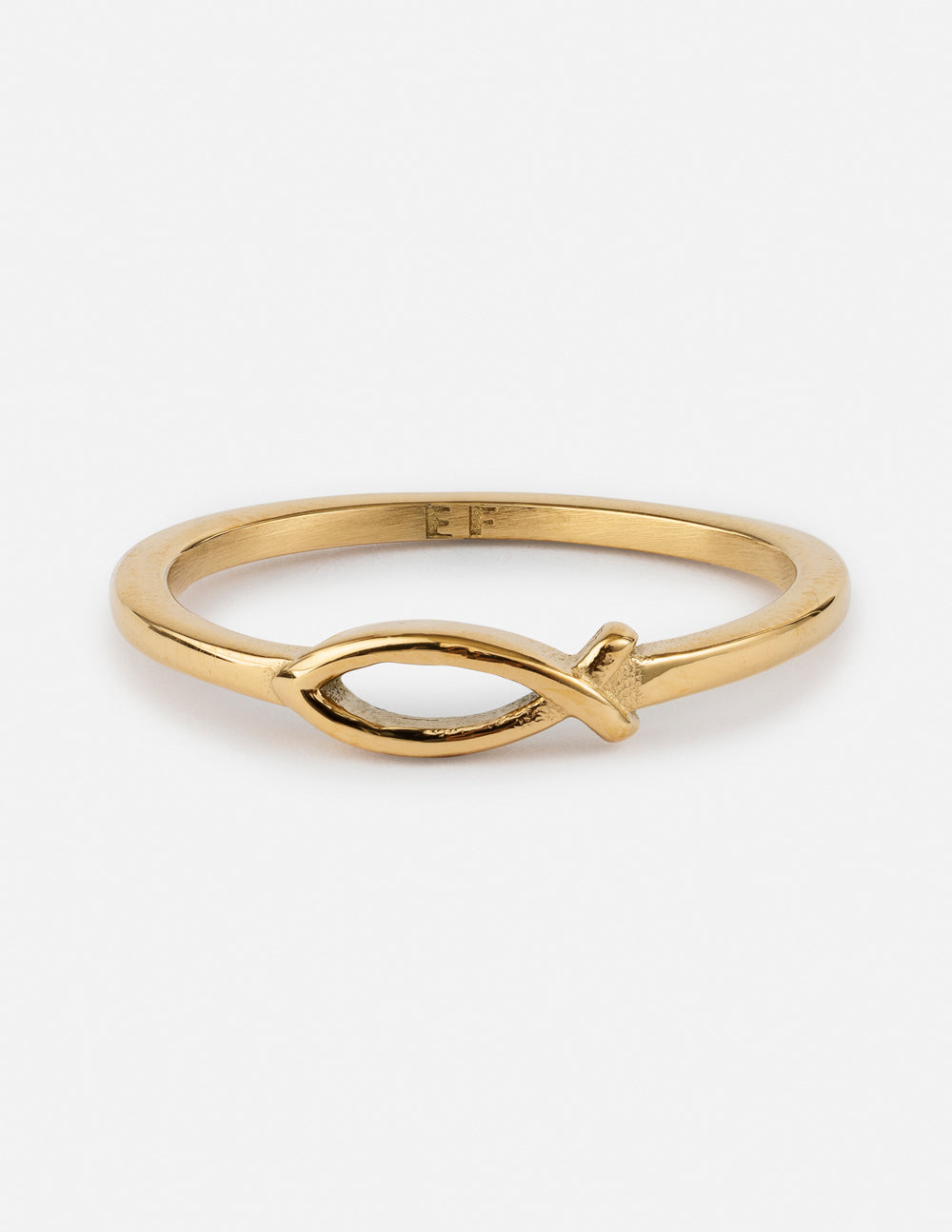 Elevated Faith Jesus Fish Ring