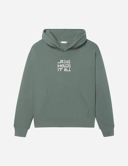 Elevated Faith Jesus Holds It All Unisex Hoodie