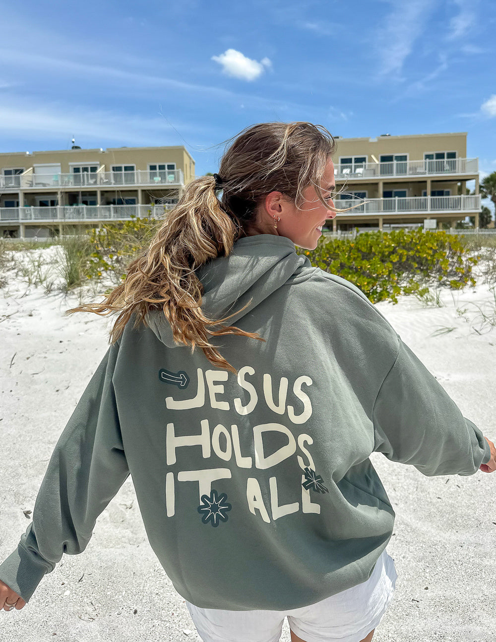 Elevated Faith Jesus Holds It All Unisex Hoodie