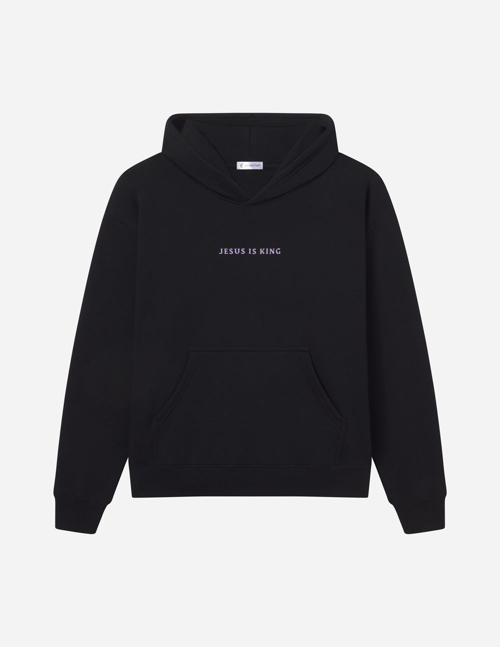 Elevated Faith Jesus Is King Black Unisex Hoodie