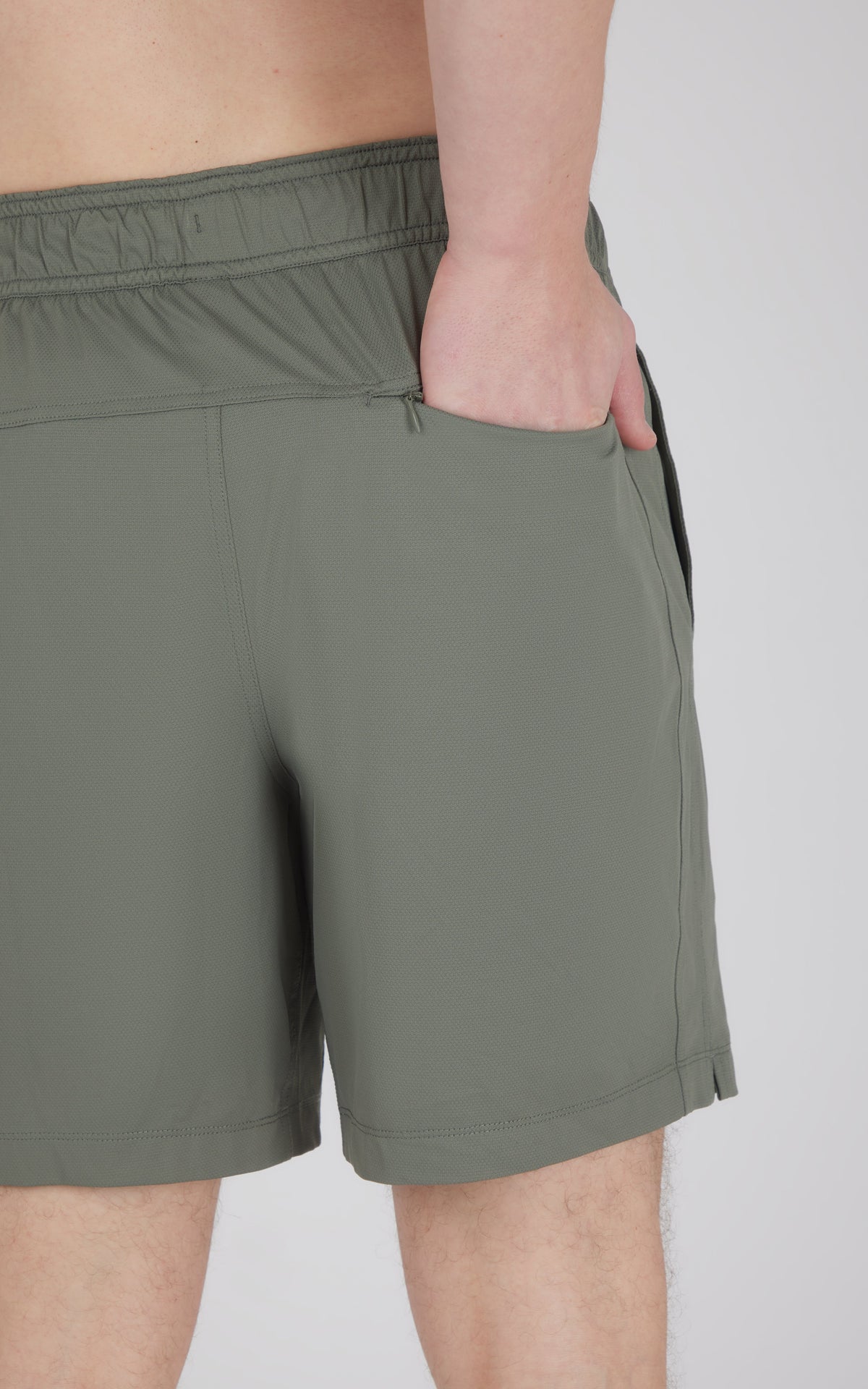 90 Degree by Reflex Men's Knit Stretch Pique Power 7" Shorts